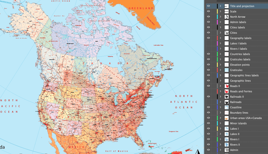 USA Map Vector – Maptorian